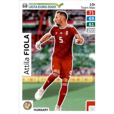 Attila Fiola Hungary 104 Adrenalyn XL Road To Uefa Euro 2020
