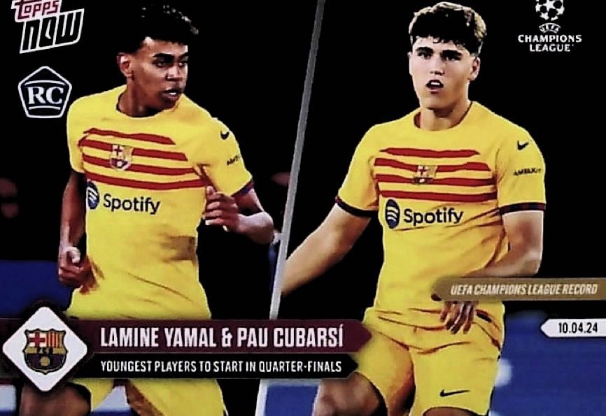 Buy Online Card Cubarsí - Lamine Yamal Topps Now 2023-24