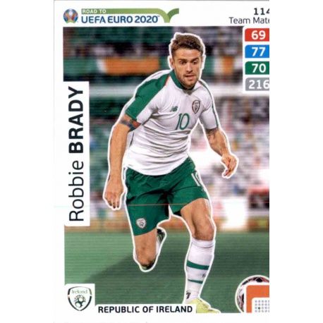 Robbie Brady Republic of Ireland 114 Adrenalyn XL Road To Uefa Euro 2020