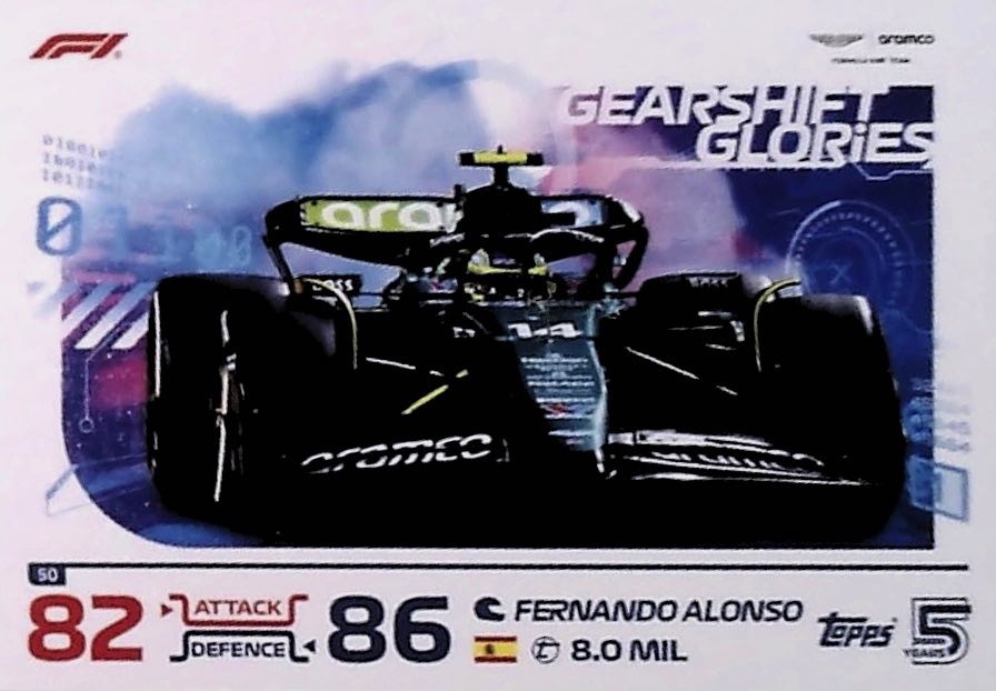 Offer Cards Fernando Alonso F1 Turbo Attax 2024