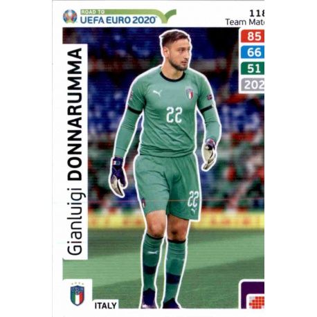 Gianluigi Donnarumma Italy 118 Adrenalyn XL Road To Uefa Euro 2020