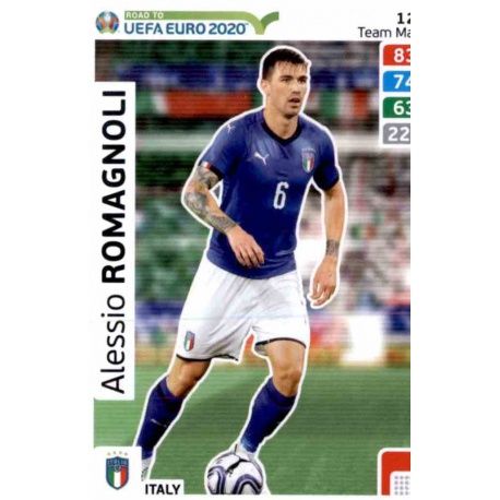 Alessio Romagnoli Italy 120 Adrenalyn XL Road To Uefa Euro 2020