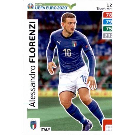Alessandro Florenzi Italy 121 Adrenalyn XL Road To Uefa Euro 2020