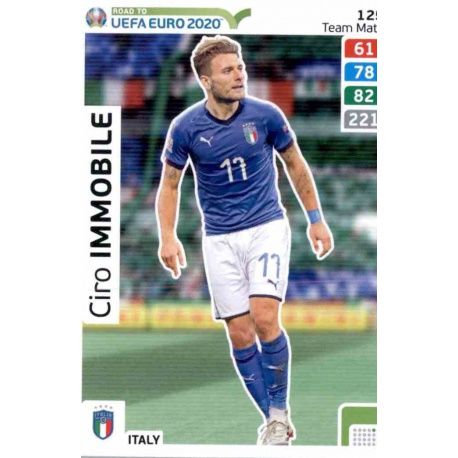 Ciro Immobile Italy 125 Adrenalyn XL Road To Uefa Euro 2020