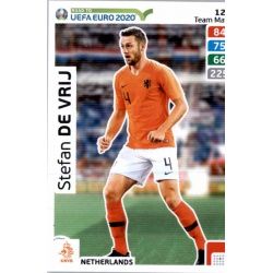 Stefan de Vrij Netherlands 129 Adrenalyn XL Road To Uefa Euro 2020