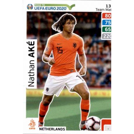 Nathan Aké Netherlands 130 Adrenalyn XL Road To Uefa Euro 2020