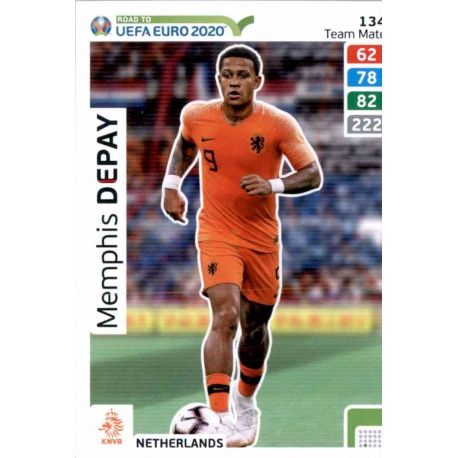 Memphis Depay Netherlands 134 Adrenalyn XL Road To Uefa Euro 2020