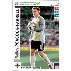 Bailey Peacock Northern Ireland 136 Adrenalyn XL Road To Uefa Euro 2020