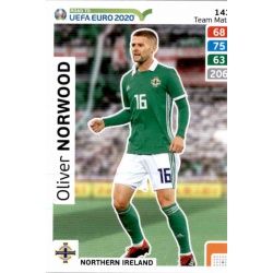 Oliver Norwood Northern Ireland 143 Adrenalyn XL Road To Uefa Euro 2020