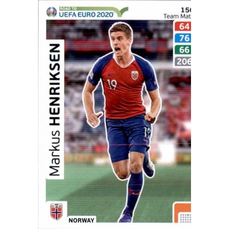 Marcus Henriksen Norway 150 Adrenalyn XL Road To Uefa Euro 2020