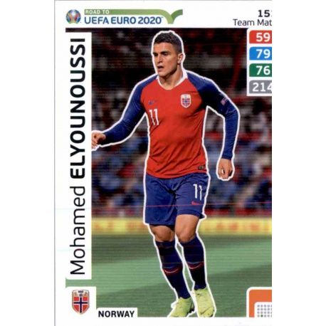 Mohamed Elyounoussi Norway 151 Adrenalyn XL Road To Uefa Euro 2020