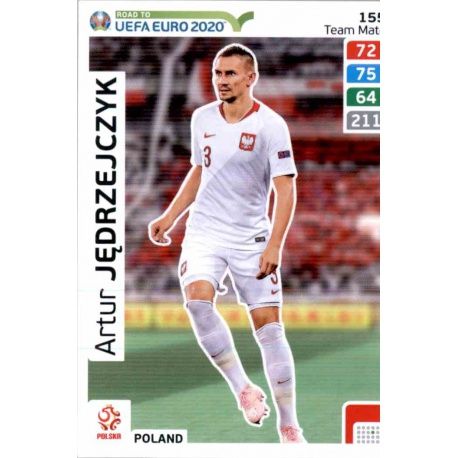 Artur Jędrzejczyk Poland 155 Adrenalyn XL Road To Uefa Euro 2020