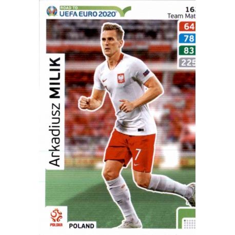 Arkadiusz Milik Poland 162 Adrenalyn XL Road To Uefa Euro 2020