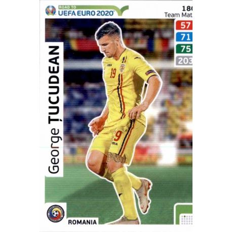 George Țucudean Romania 180 Adrenalyn XL Road To Uefa Euro 2020
