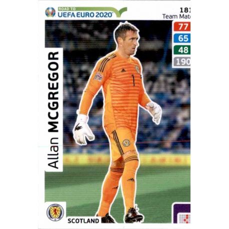 Allan McGregor Scotland 181 Adrenalyn XL Road To Uefa Euro 2020