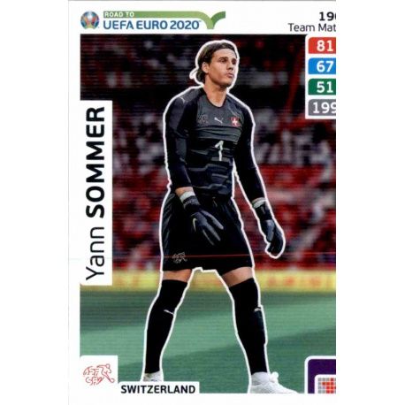 Panini EM EURO 2020 Tournament 2021 Sticker 38 Yann Sommer Manuel Akanji 