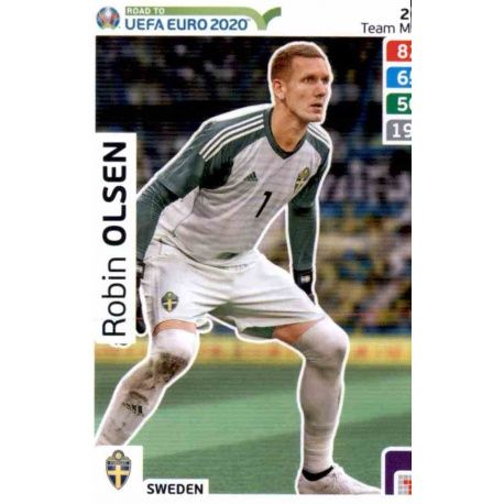 Robin Olsen Sweden 208 Adrenalyn XL Road To Uefa Euro 2020