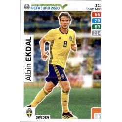 Albin Ekdal Sweden 213 Adrenalyn XL Road To Uefa Euro 2020