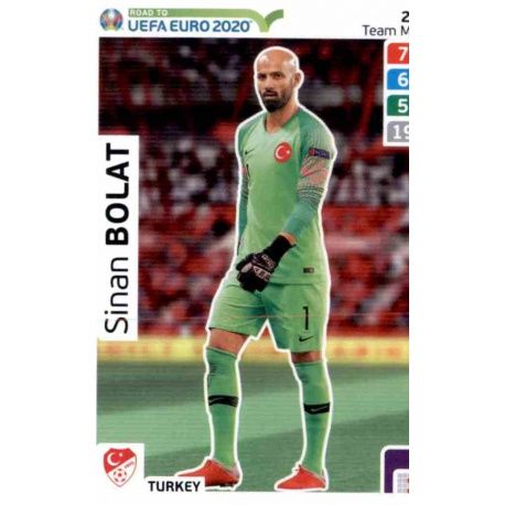Sinan Bolat Turkey 217 Adrenalyn XL Road To Uefa Euro 2020