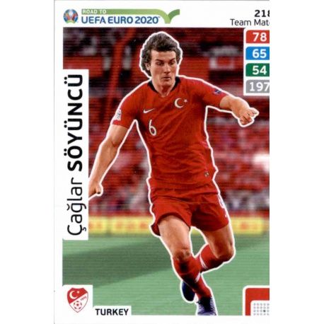 Çağlar Söyüncü Turkey 218 Adrenalyn XL Road To Uefa Euro 2020