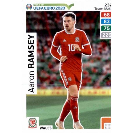 Aaron Ramsey Wales 232 Adrenalyn XL Road To Uefa Euro 2020