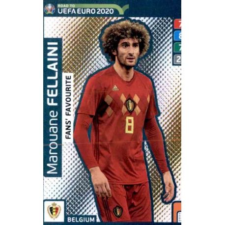 Marouane Fellaini Fans Favourite 236 Adrenalyn XL Road To Uefa Euro 2020