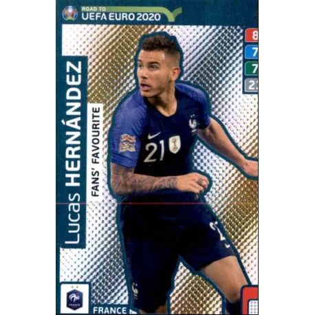 Lucas Hernández Fans Favourite 248 Adrenalyn XL Road To Uefa Euro 2020