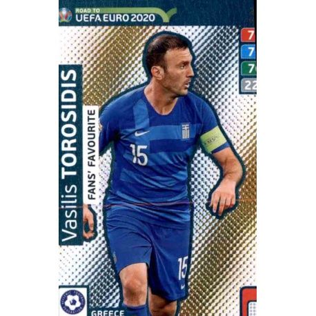 Vasilis Torosidis Fans Favourite 252 Adrenalyn XL Road To Uefa Euro 2020