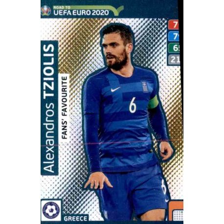 Alexandros Tziolis Fans Favourite 253 Adrenalyn XL Road To Uefa Euro 2020