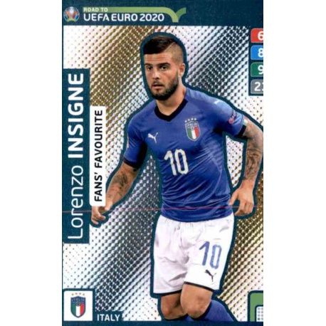 Lorenzo Insigne Fans Favourite 258 Adrenalyn XL Road To Uefa Euro 2020