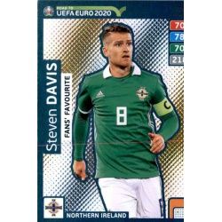 Steven Davis Fans Favourite 261 Adrenalyn XL Road To Uefa Euro 2020