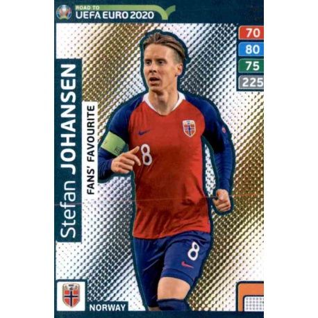 Stefan Johansen Fans Favourite 263 Adrenalyn XL Road To Uefa Euro 2020