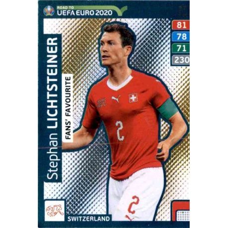271 Lichtsteiner Panini Adrenalyn XL Road to Euro 2020 Fans Favourite Nr