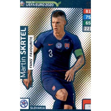 Martin Škrtel Fans Favourite 273 Adrenalyn XL Road To Uefa Euro 2020