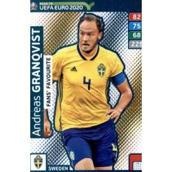 Andreas Granqvist Fans Favourite 275 Adrenalyn XL Road To Uefa Euro 2020