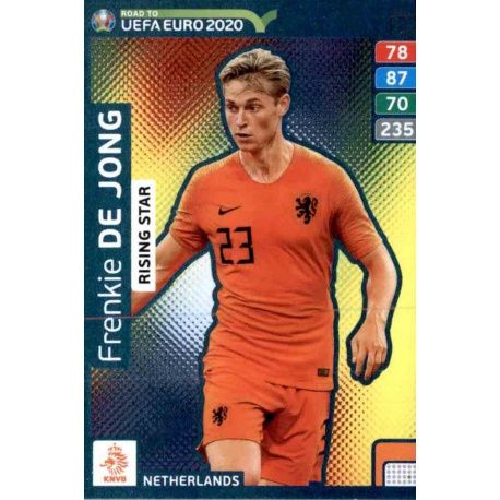 Frenkie de Jong Rising Star 288 Adrenalyn XL Road To Uefa Euro 2020