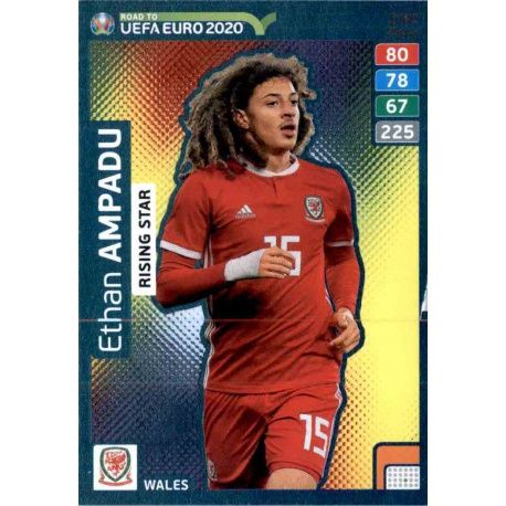 Ethan Ampadu Rising Star 296 Adrenalyn XL Road To Uefa Euro 2020