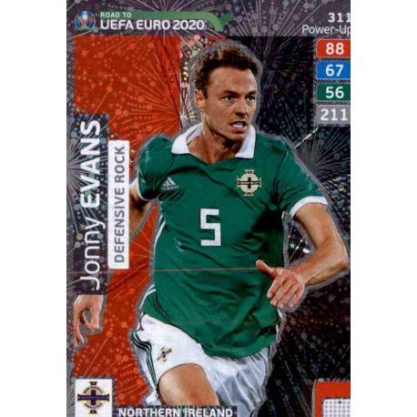 Jonny Evans Key Players 311 Adrenalyn XL Road To Uefa Euro 2020