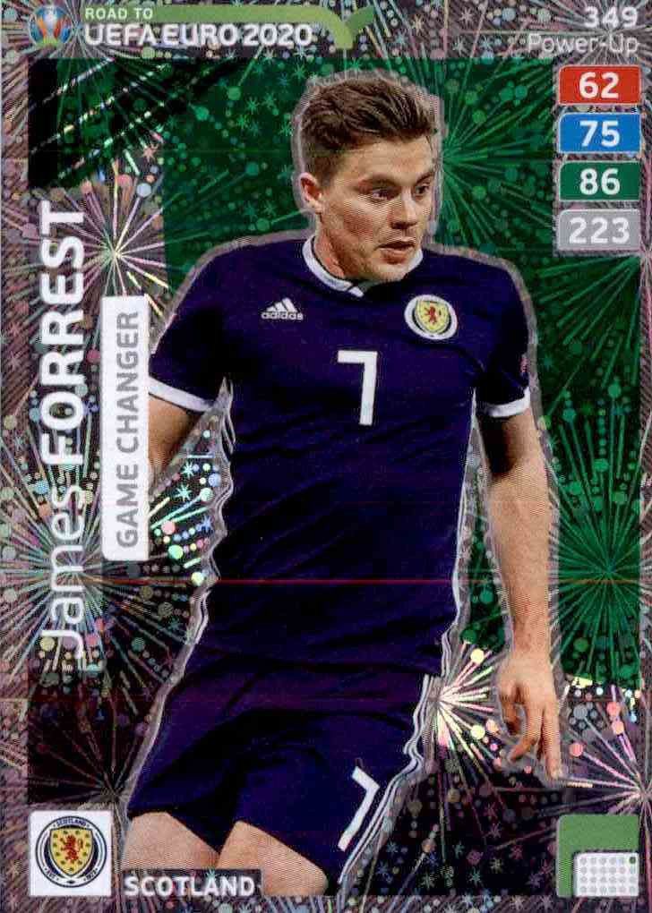Panini Adrenalyn XL Road to Euro 2020 Game Changer Nr 349 James Forrest 