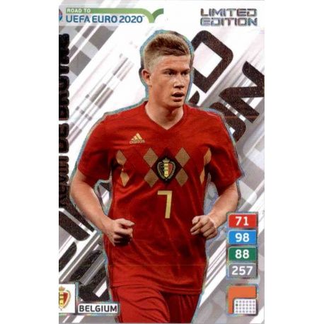 Kevin de Bruyne Limited Edition Panini Adrenalyn Road to EURO EM 2020 