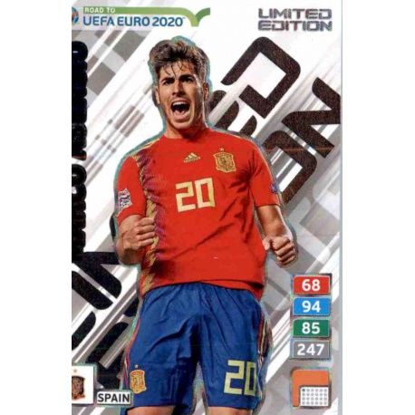 Marco Asensio Limited Edition Adrenalyn XL Road To Uefa Euro 2020