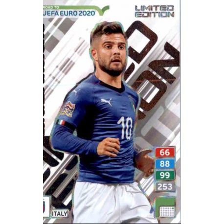 Lorenzo Insigne Limited Edition Adrenalyn XL Road To Uefa Euro 2020