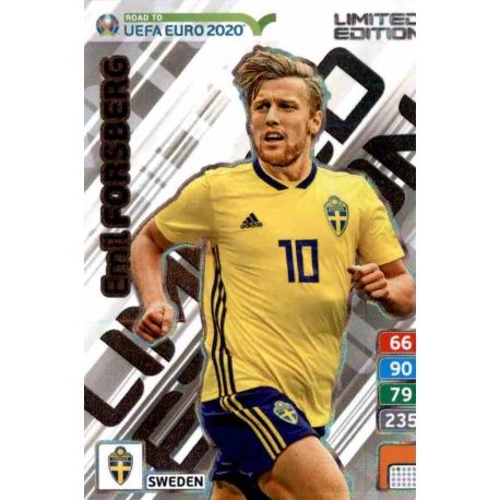 Emil Forsberg Limited Edition Adrenalyn XL Road To Uefa Euro 2020