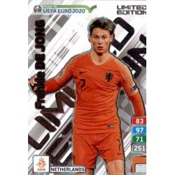 Frenkie de Jong Limited Edition Adrenalyn XL Road To Uefa Euro 2020