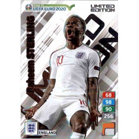 Raheem Sterling Limited Edition Adrenalyn XL Road To Uefa Euro 2020