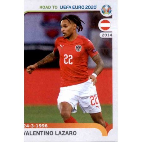 Valentino Lazaro Austria 12 Panini Road to UEFA EURO 2020 Sticker Collection