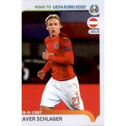 Xaver Schlager Austria 15 Panini Road to UEFA EURO 2020 Sticker Collection
