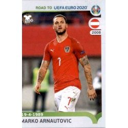 Marko Arnautovic Austria 16 Panini Road to UEFA EURO 2020 Sticker Collection
