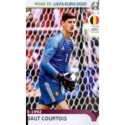 Thibaut Courtois Belgium 19 Panini Road to UEFA EURO 2020 Sticker Collection