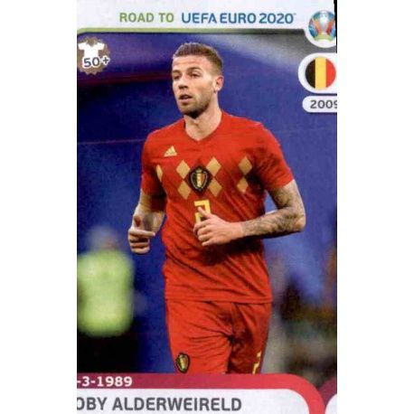 Toby Alderweireld Belgium 20 Panini Road to UEFA EURO 2020 Sticker Collection